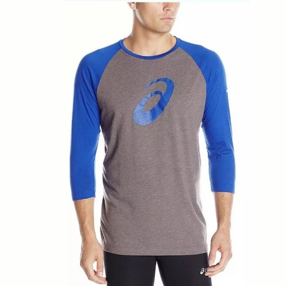 Asics Other - Asics NWT Gray Blue Large Profile Raglan Shirt
